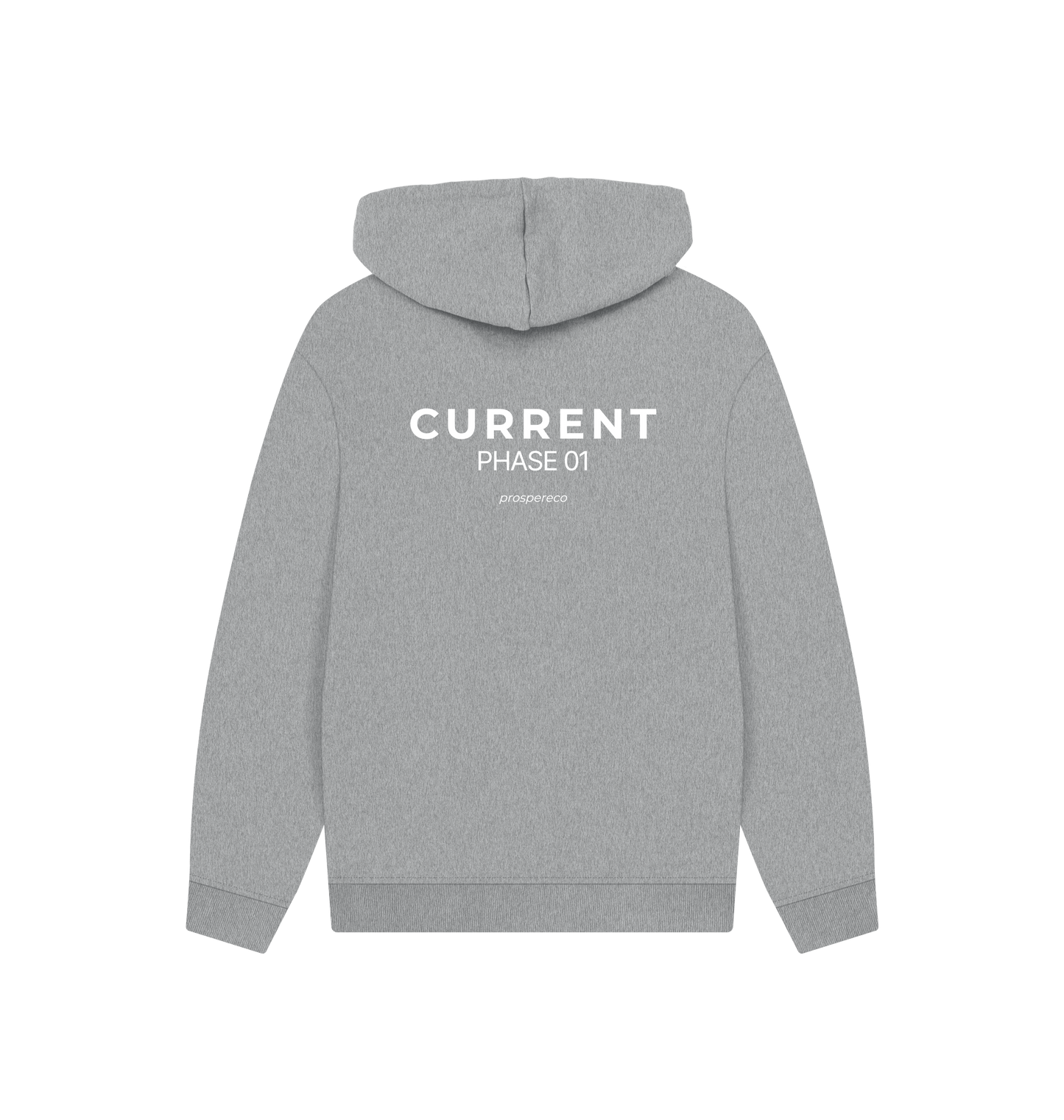 Athletic Grey Printed Hoody Back