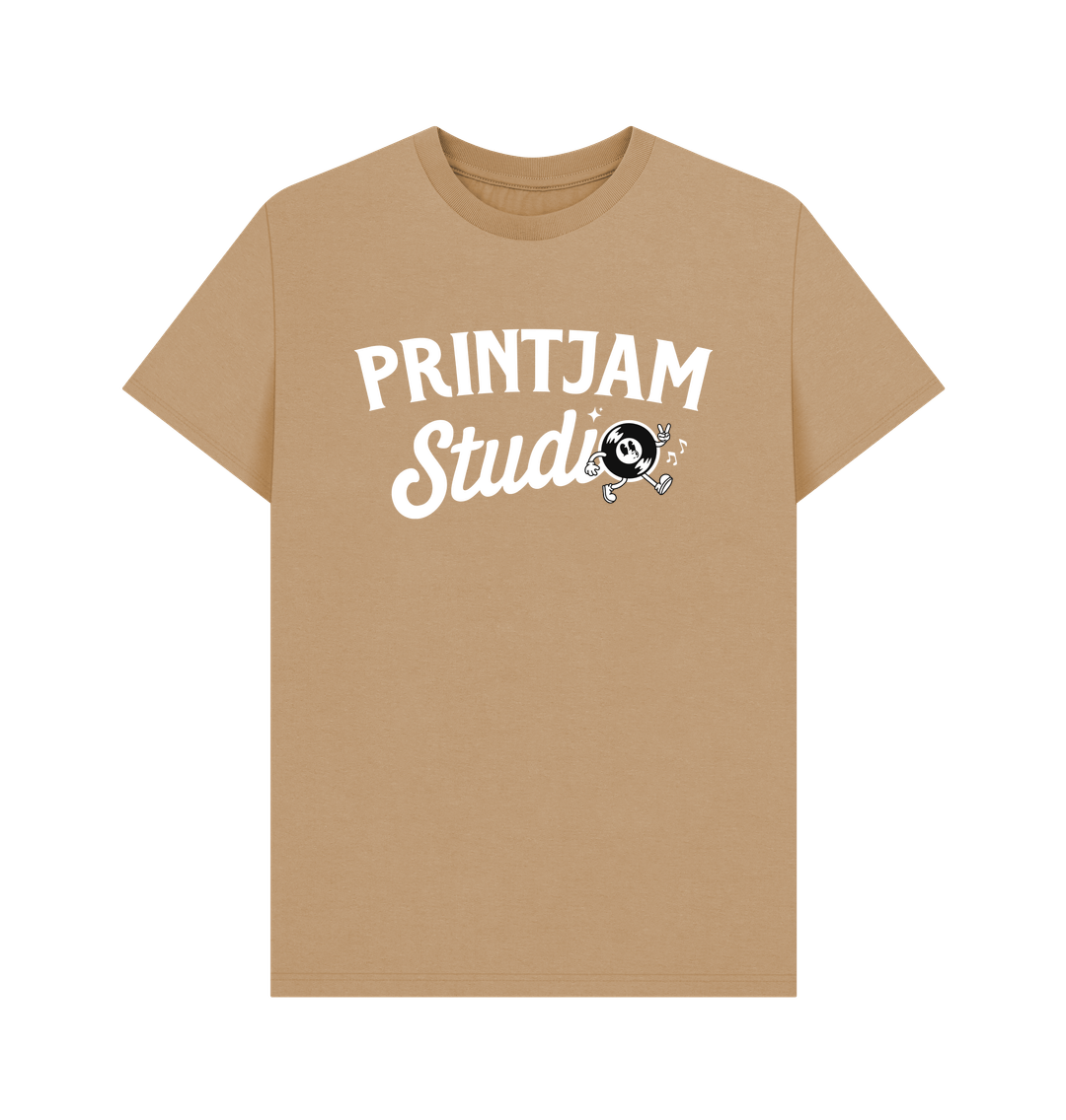 Sand Mens Printjam Studio Logo Tee
