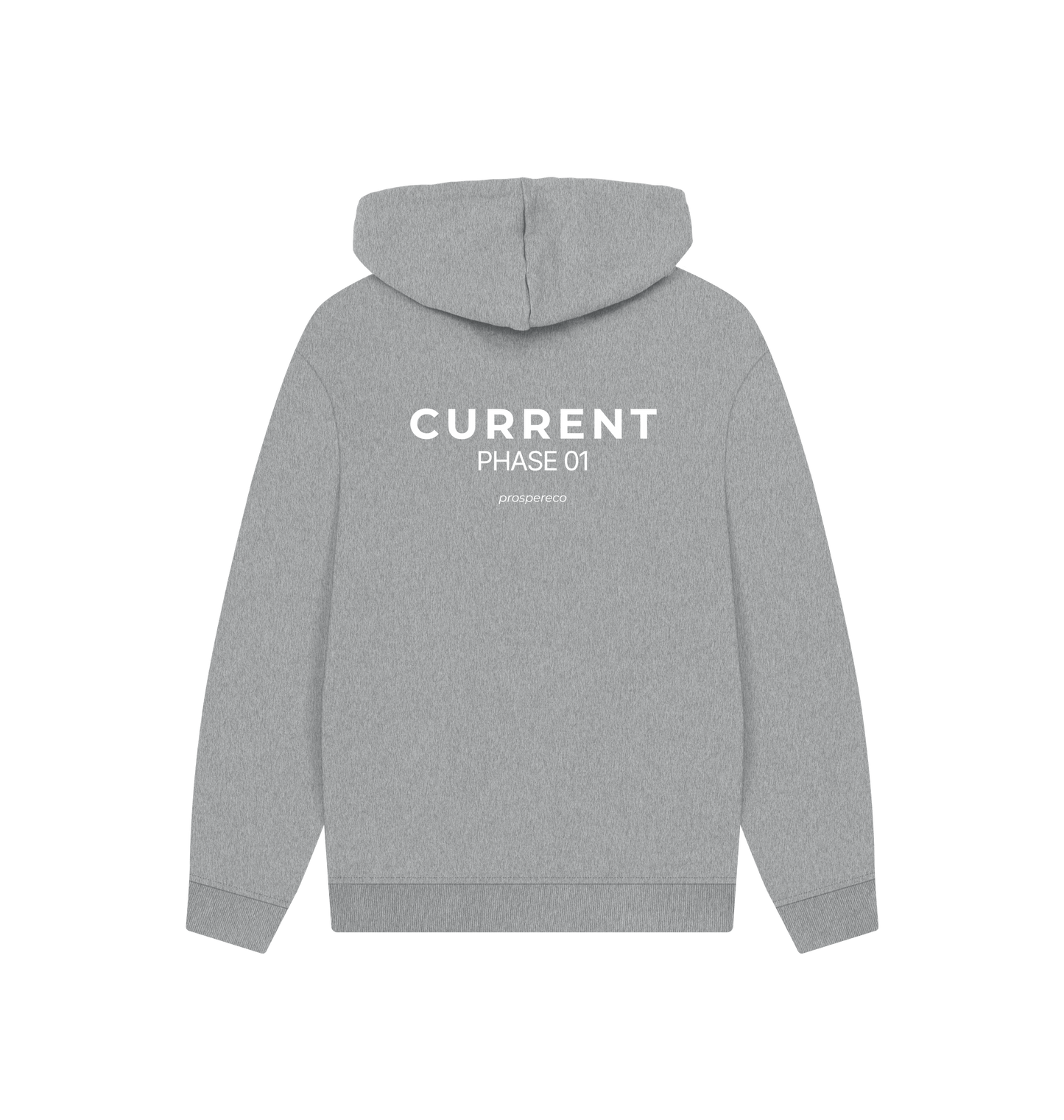Athletic Grey Printed Hoody Back