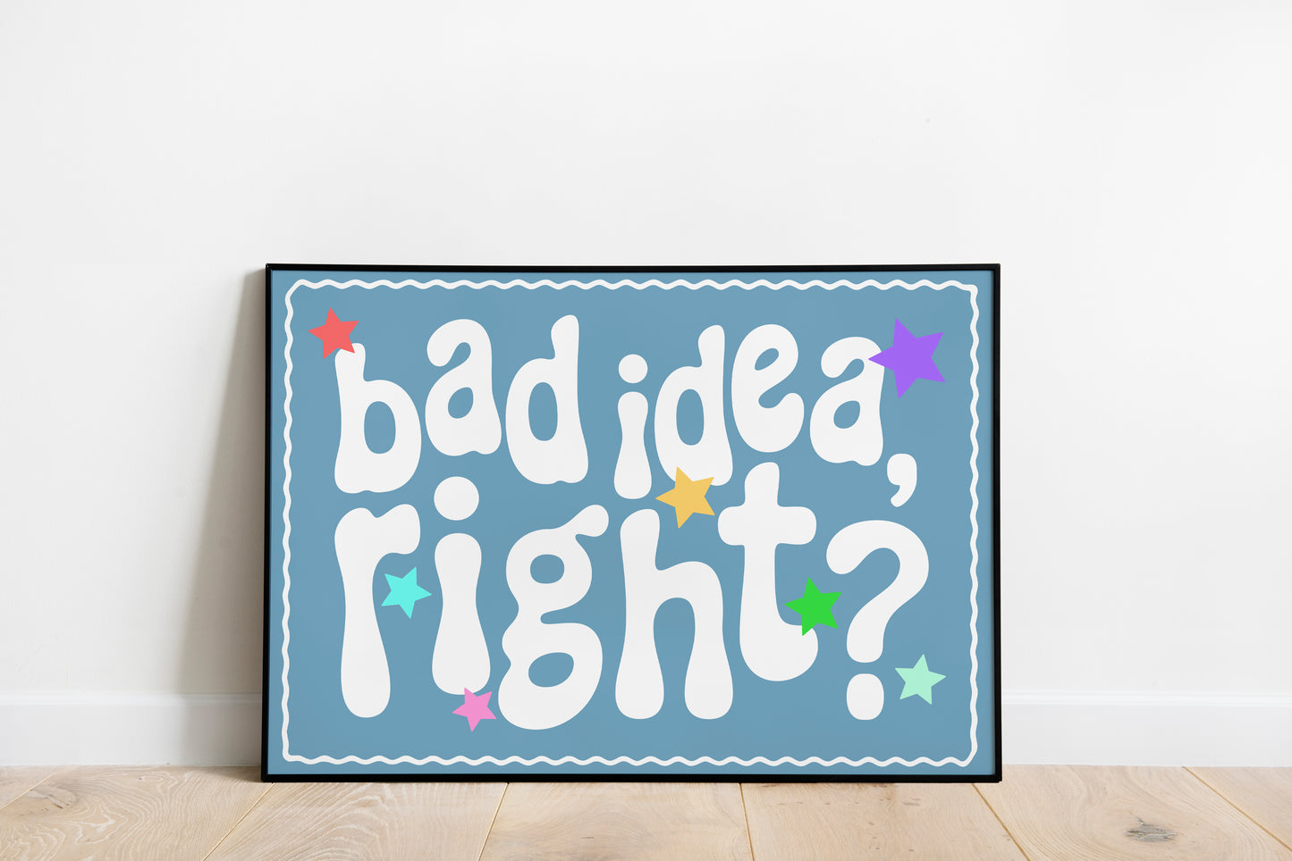 Bad Idea Right? • Olivia Rodrigo Inspired • Unframed Lyric Print