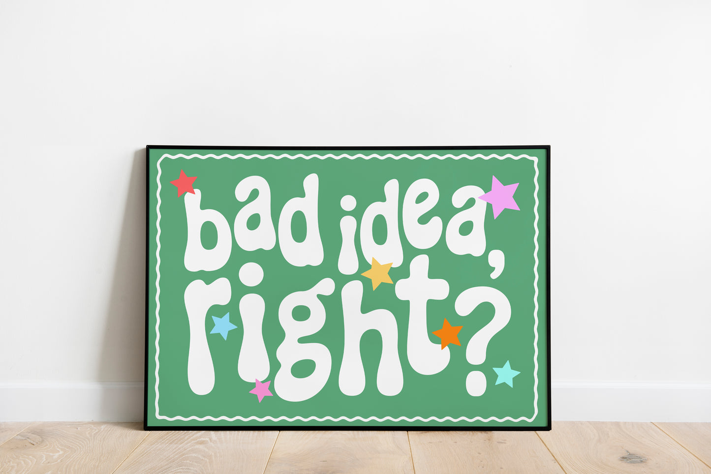 Bad Idea Right? • Olivia Rodrigo Inspired • Unframed Lyric Print