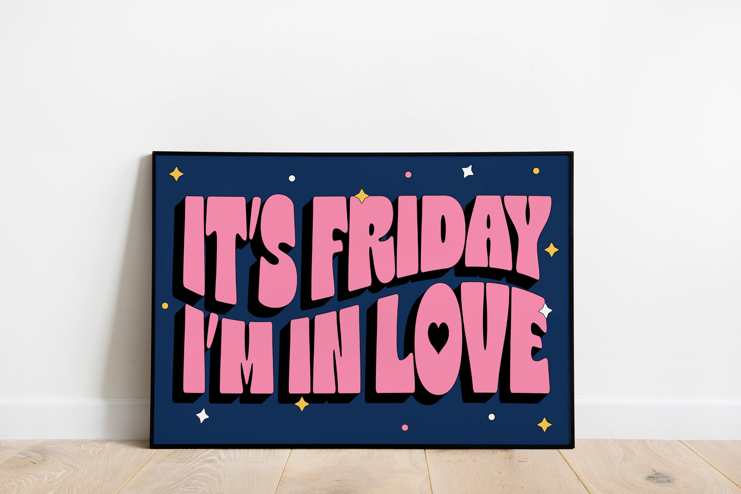 Friday I'm In Love • The Cure Inspired • Unframed Lyric Print