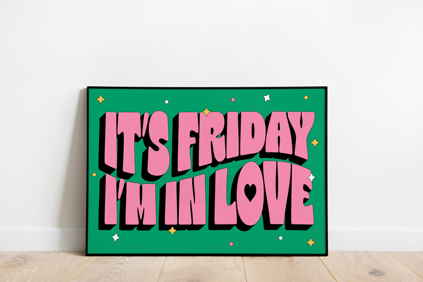 Friday I'm In Love • The Cure Inspired • Unframed Lyric Print