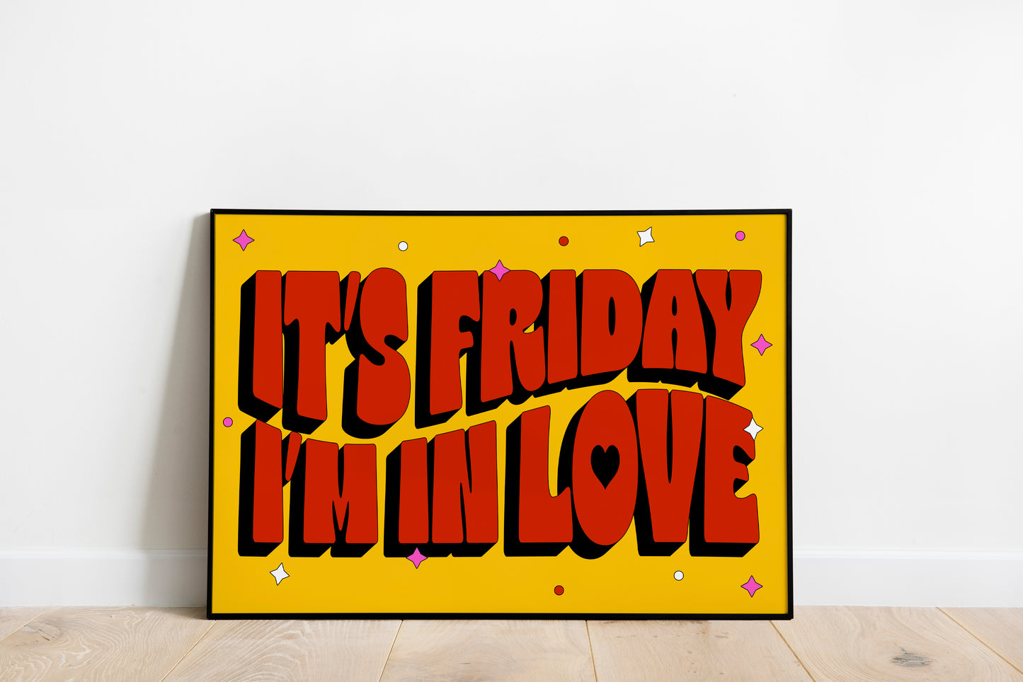 Friday I'm In Love • The Cure Inspired • Unframed Lyric Print