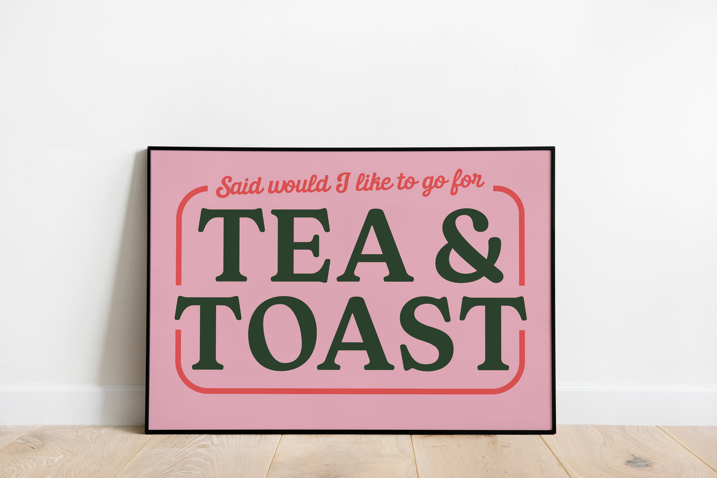Tea & Toast • Courteeners Inspired • Unframed Lyric Print