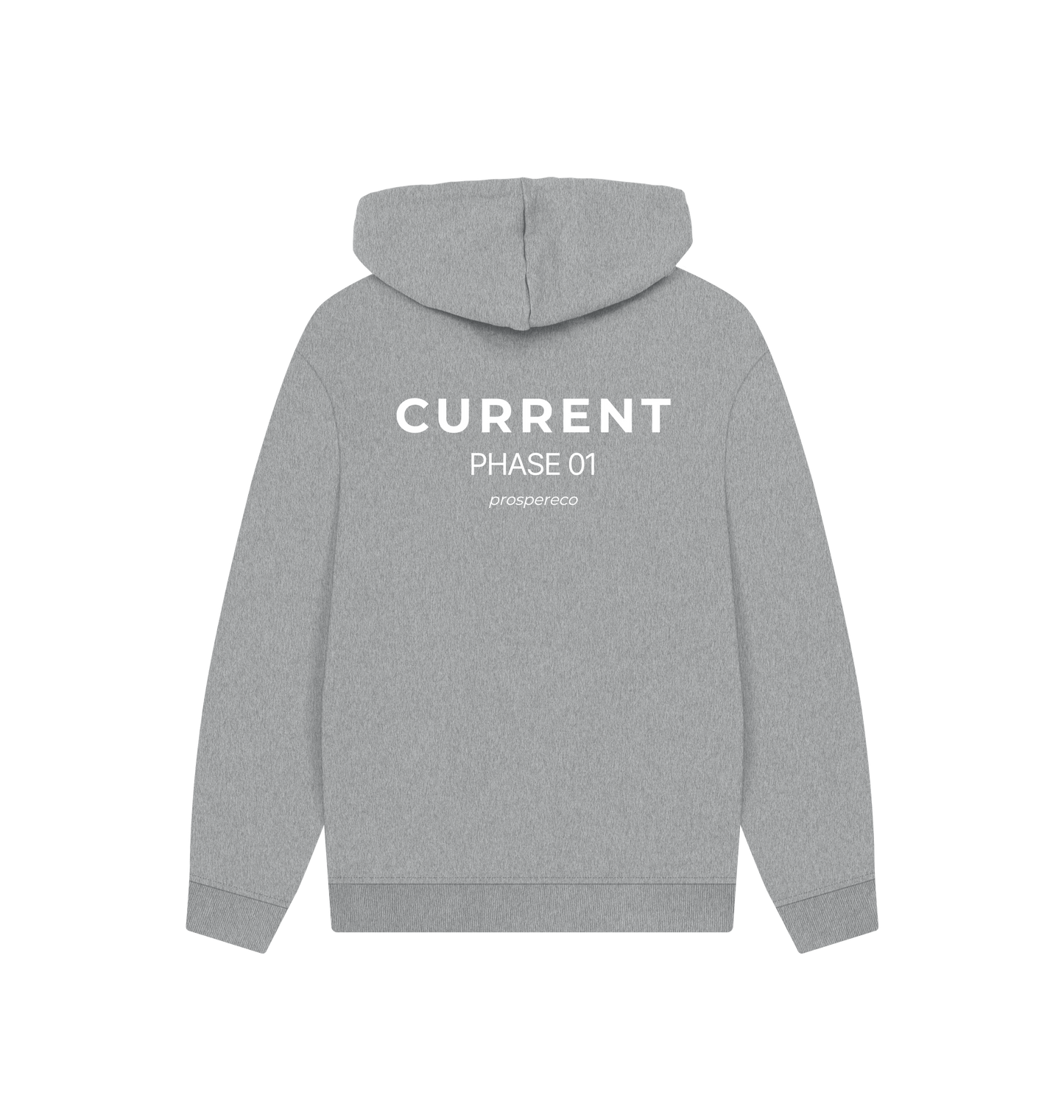 Athletic Grey Printed Hoody Back