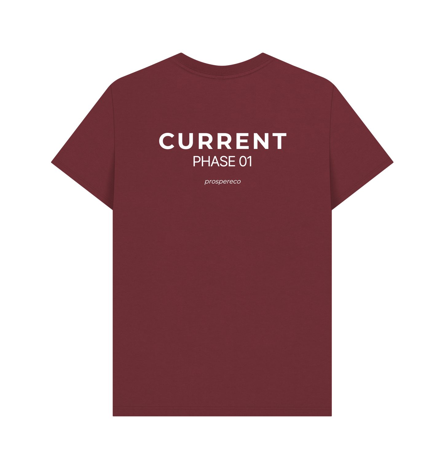 Red Wine Printed T-shirt Back