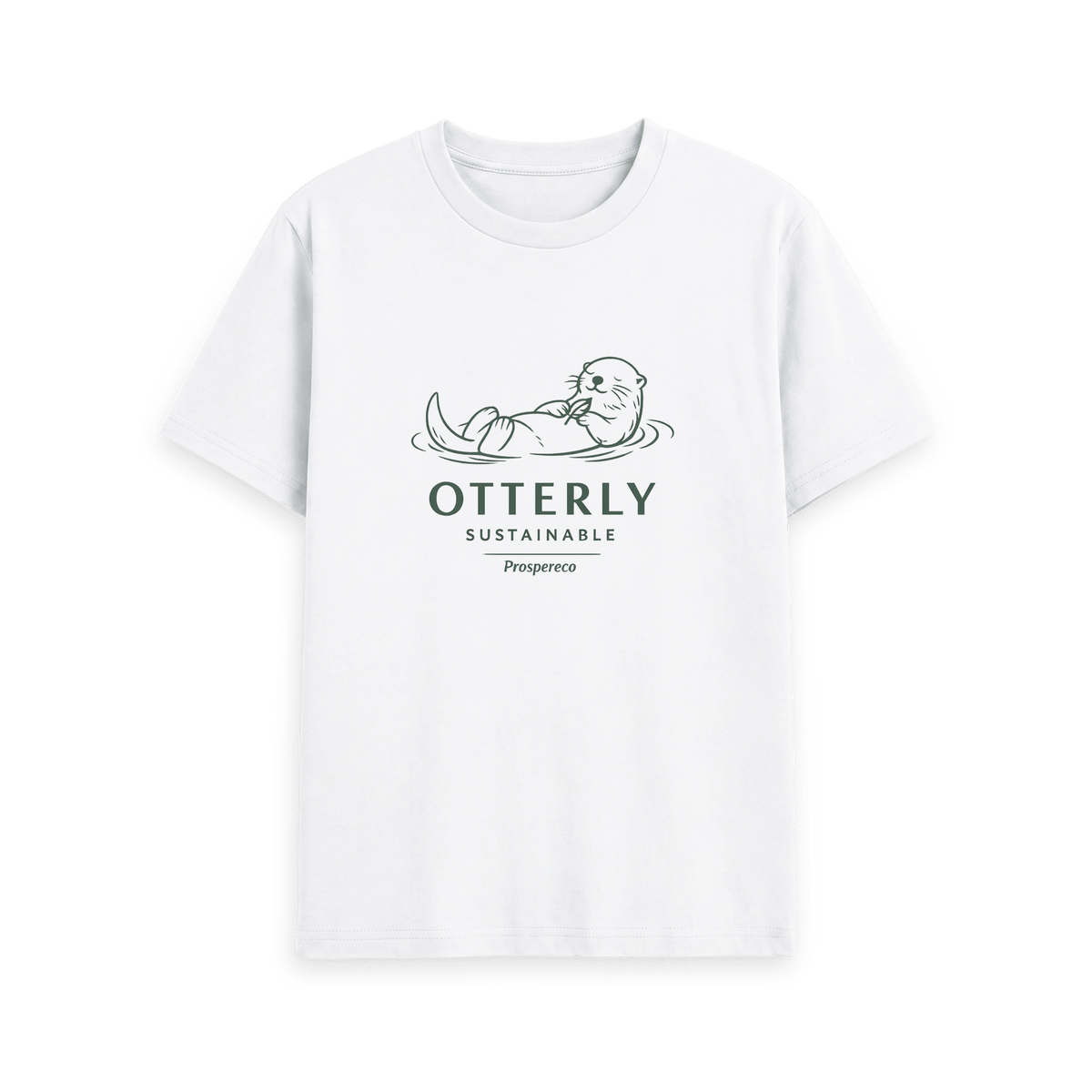 White Printed T-shirt Front