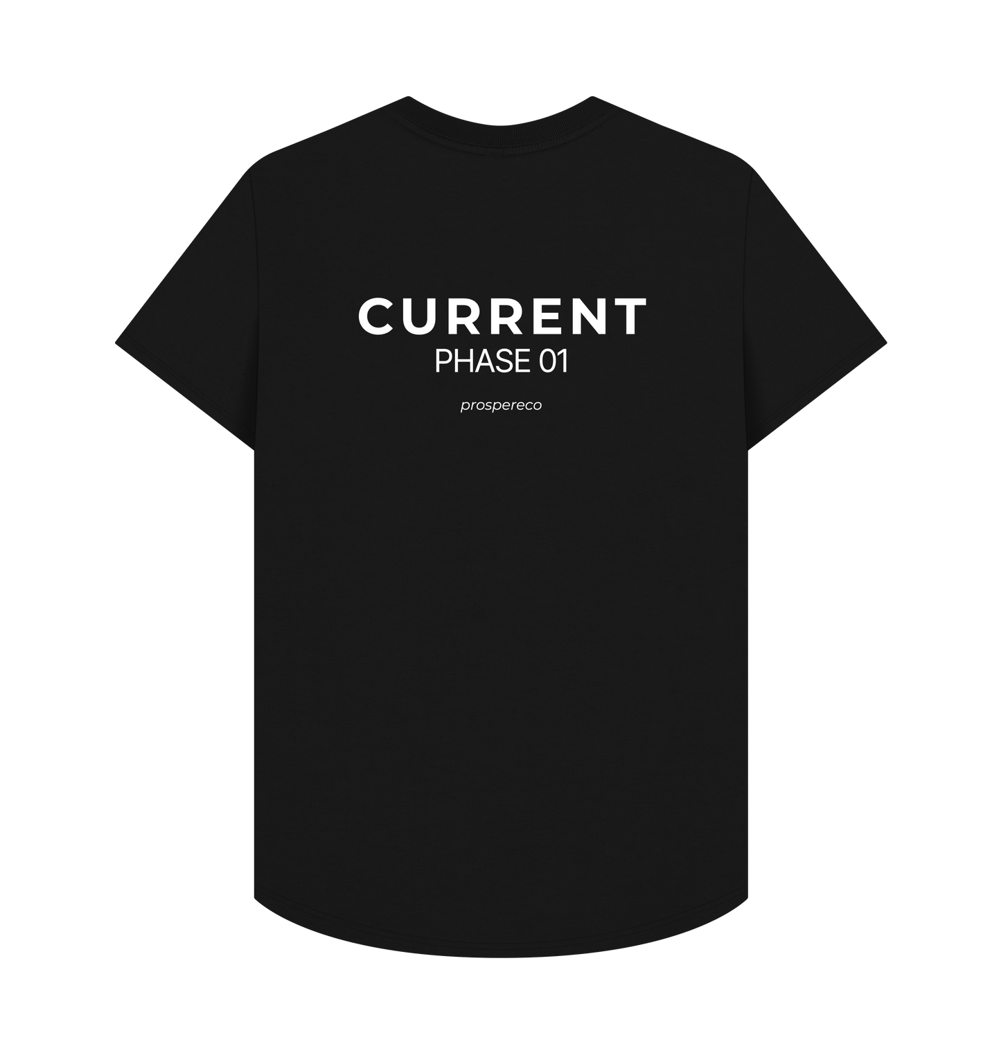 Black Printed T-shirt Back