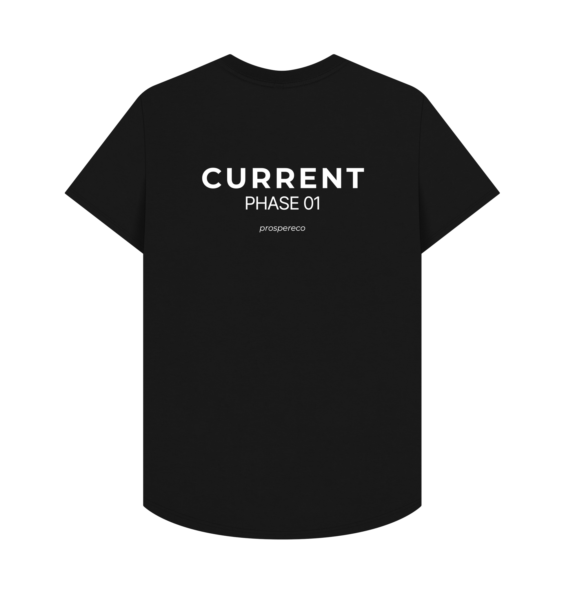 Black Printed T-shirt Back