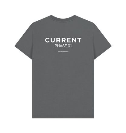 Slate Grey Printed T-shirt Back