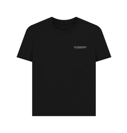 Black Printed T-shirt Front
