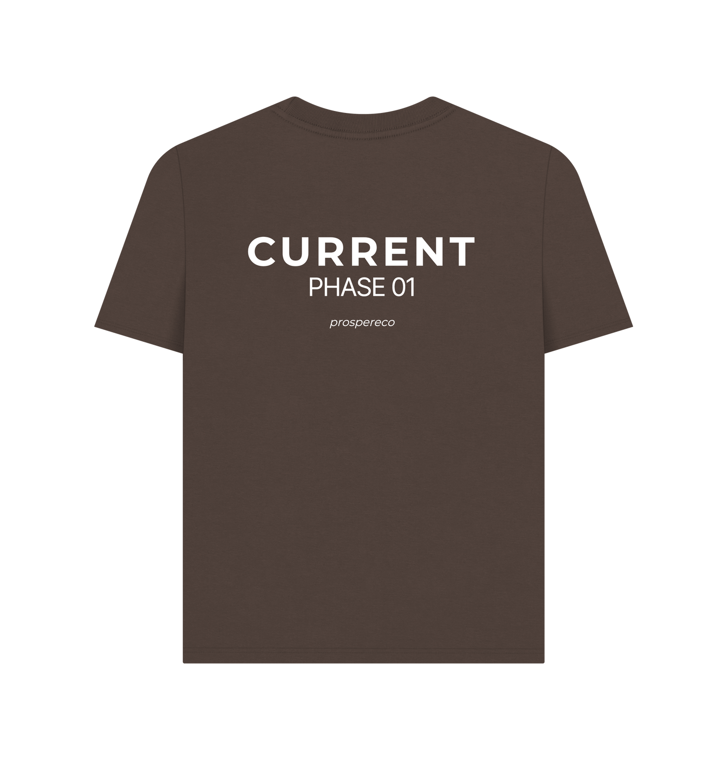 Chocolate Printed T-shirt Back