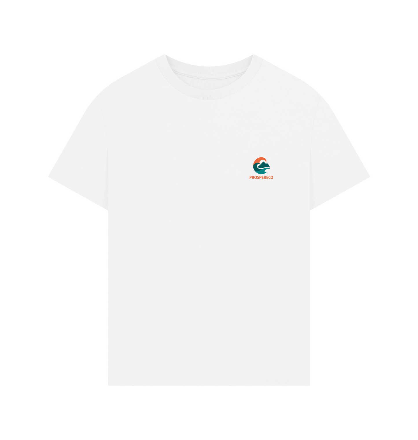 White Printed T-shirt Front