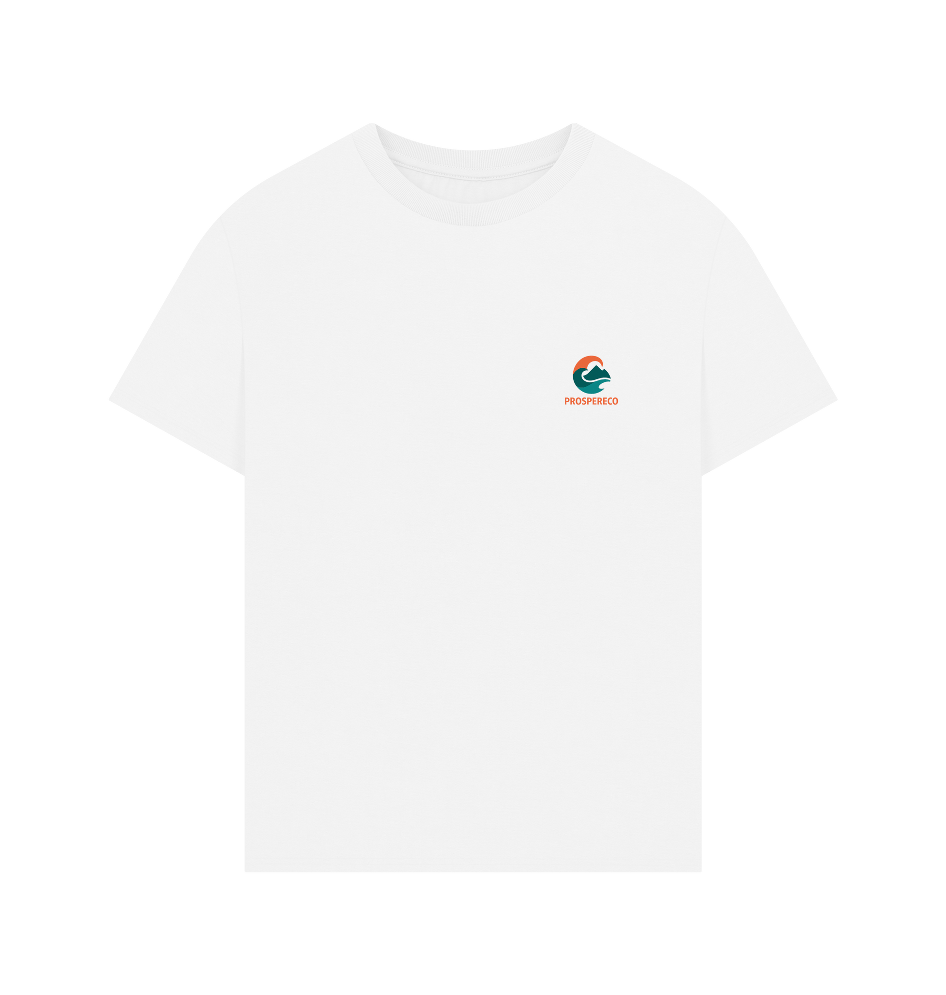 White Printed T-shirt Front