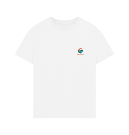White Printed T-shirt Front