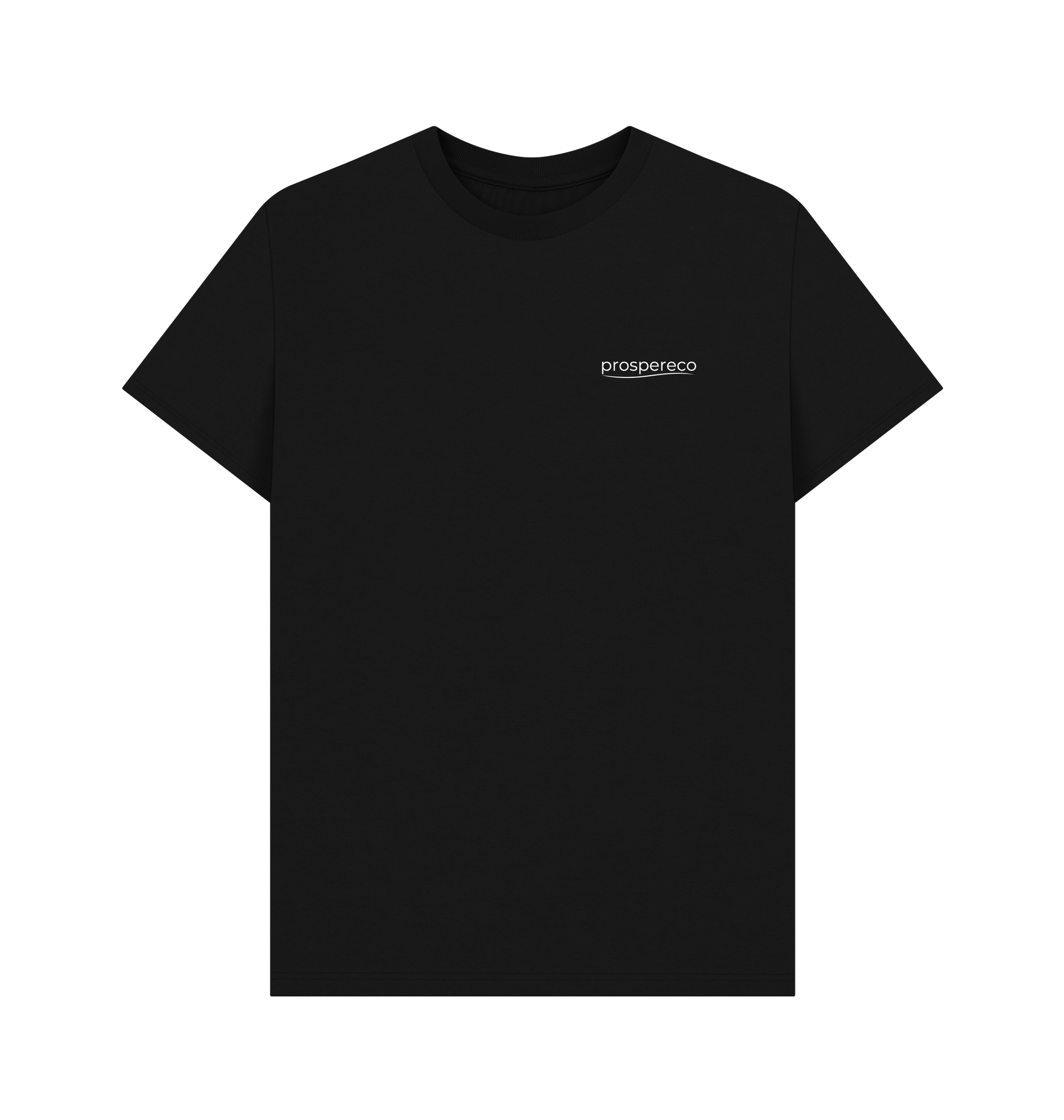 Black Printed T-shirt Front