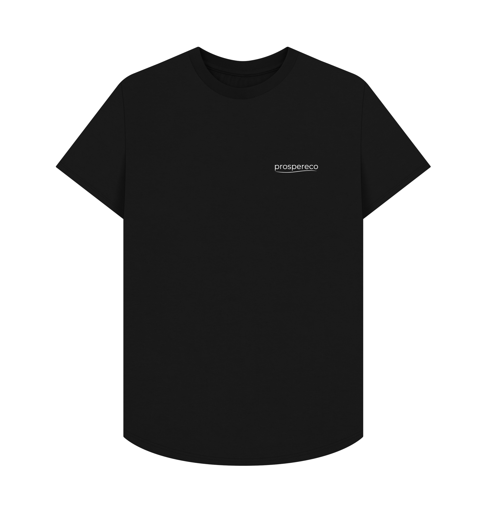 Black Printed T-shirt Front