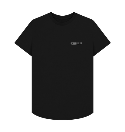 Black Printed T-shirt Front
