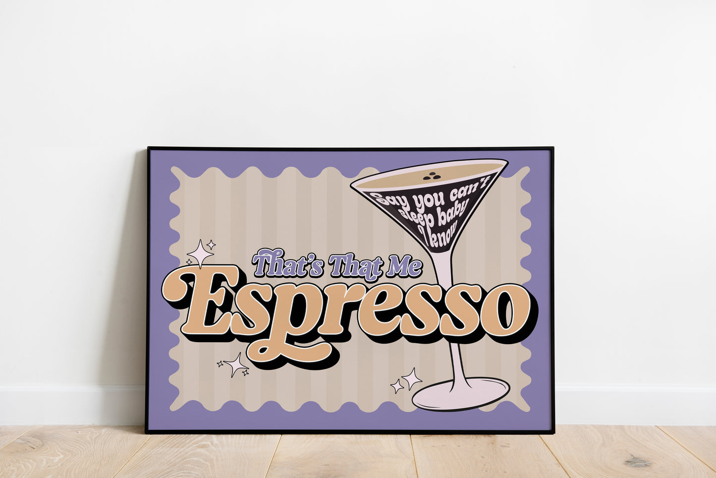 Espresso • Sabrina Carpenter Inspired • Unframed Lyric Print