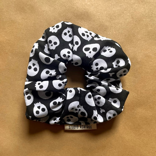 Halloween Skull Scrunchie