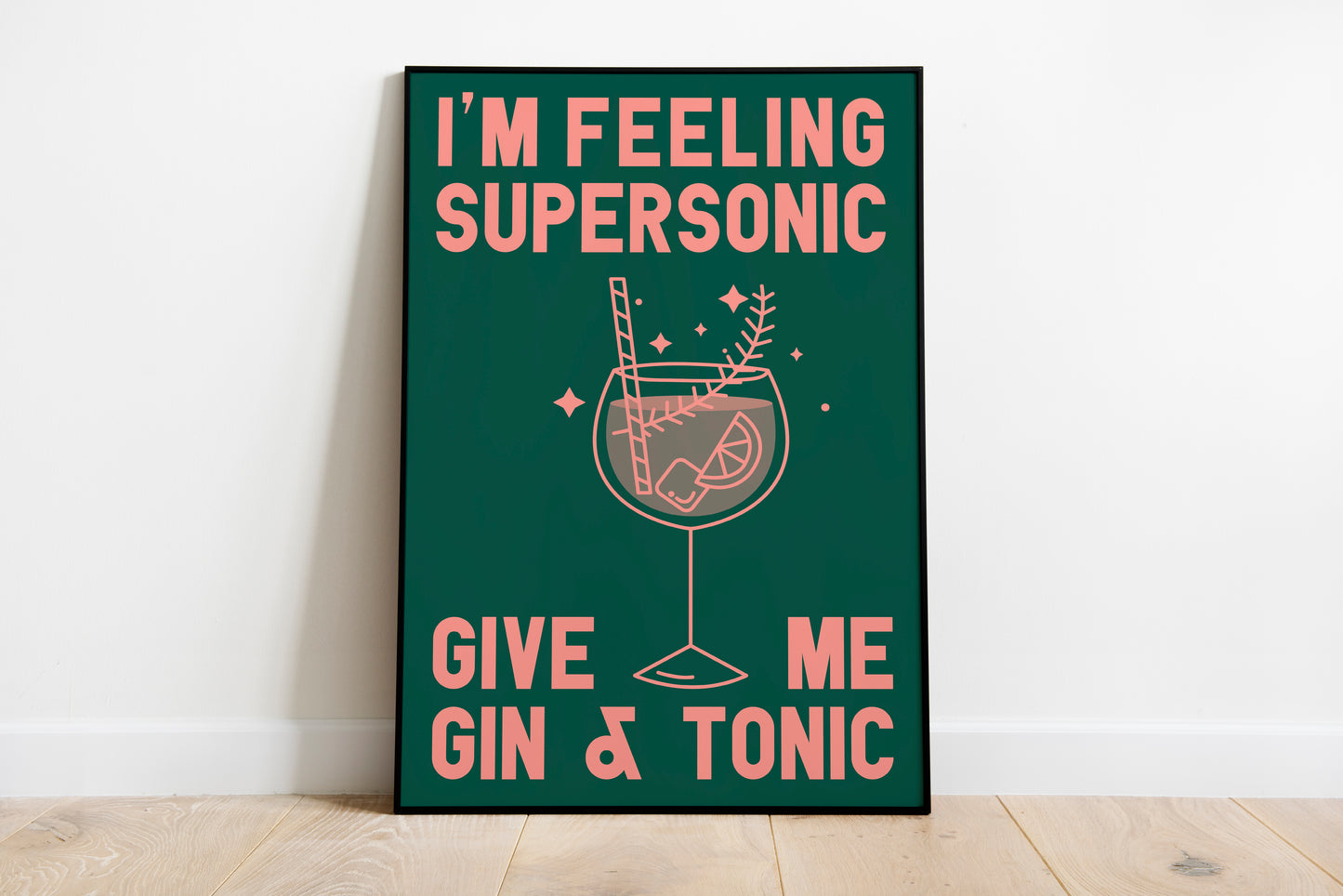 Supersonic • Oasis Inspired • Unframed Lyric Print