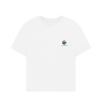 White Printed T-shirt Front