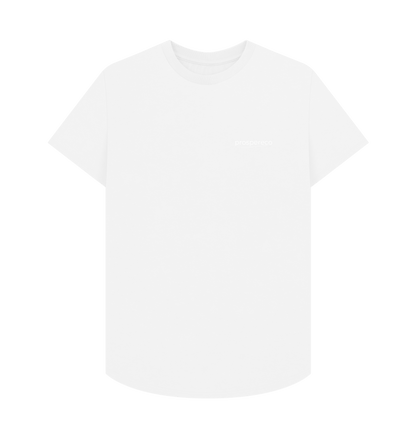 White Printed T-shirt Front