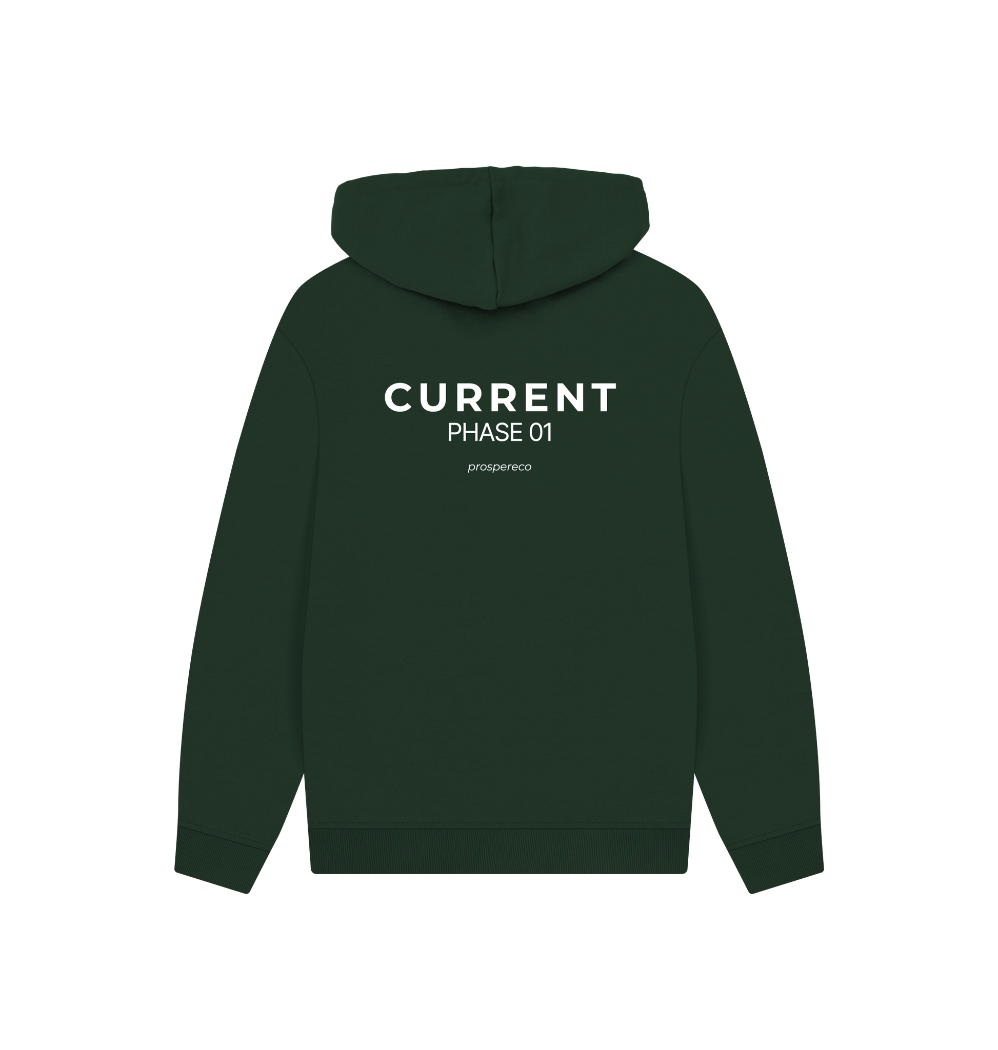 Evergreen Printed Hoody Back