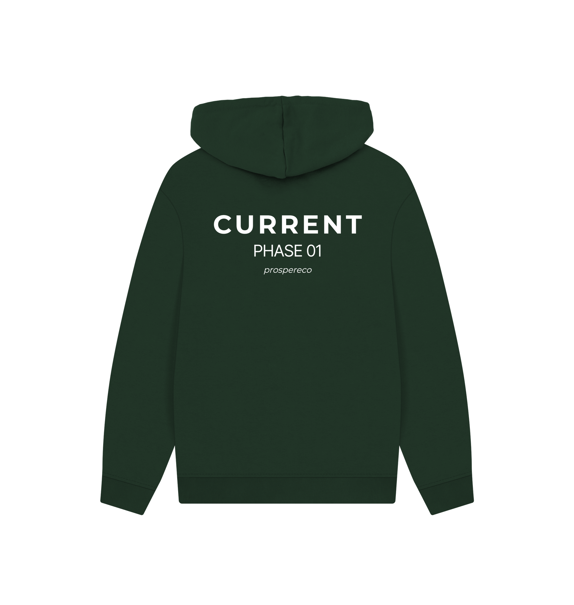 Evergreen Printed Hoody Back