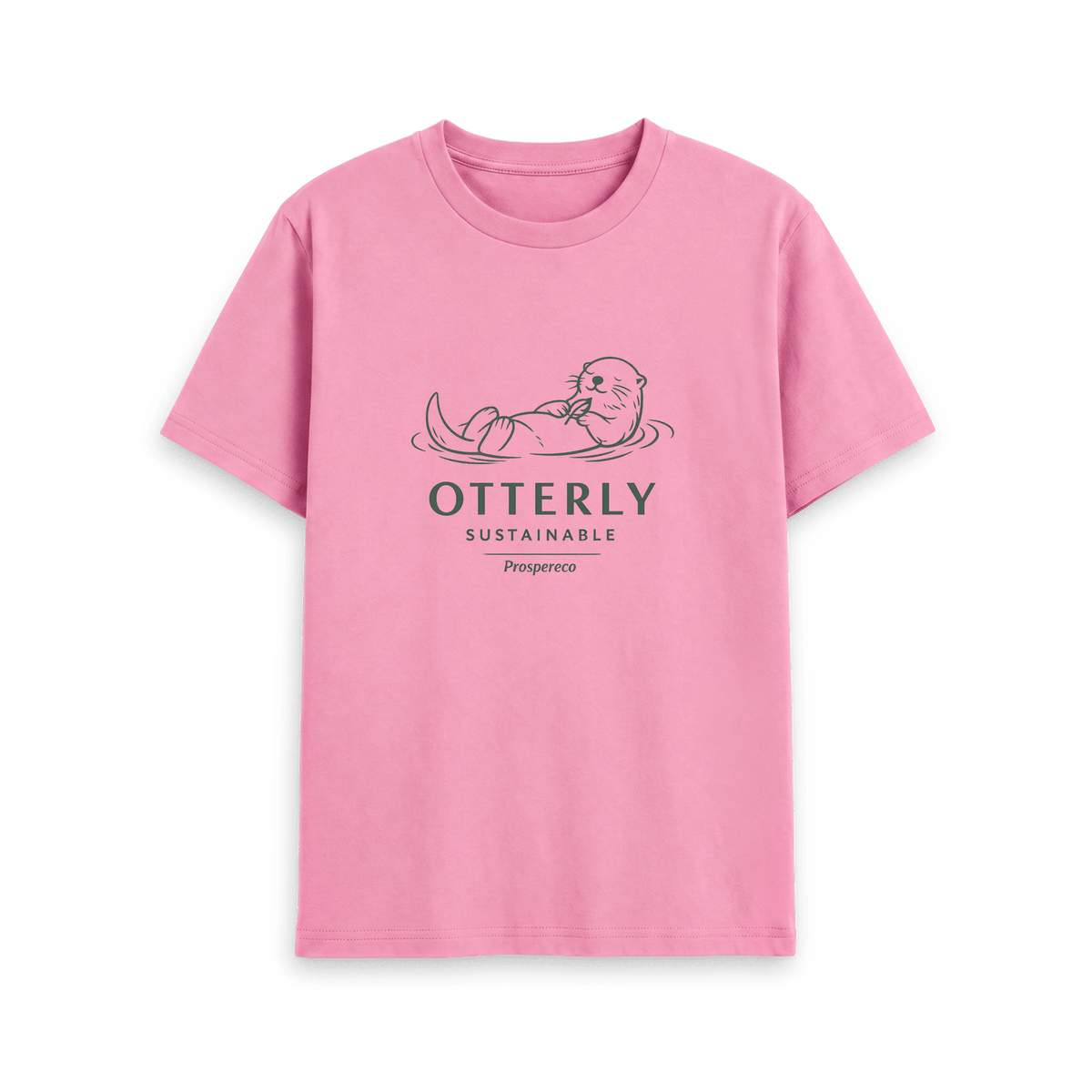 Rose Pink Printed T-shirt Front