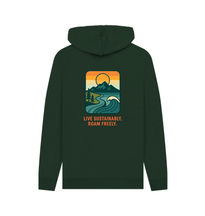 Evergreen Printed Hoody Back