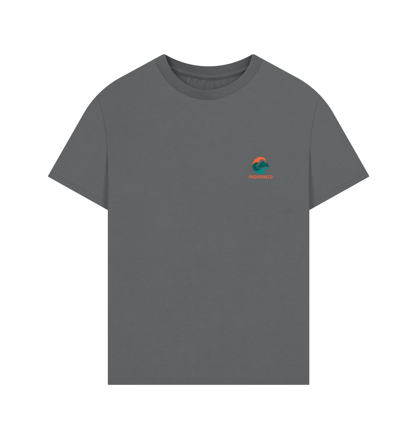 Slate Grey Printed T-shirt Front