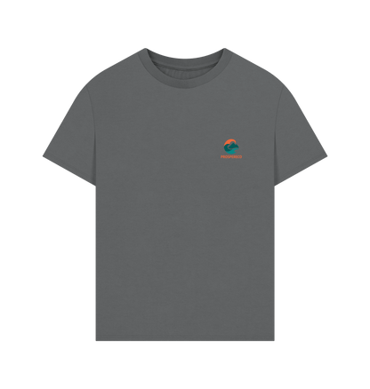 Slate Grey Printed T-shirt Front