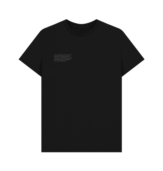 Black Offset Shirt