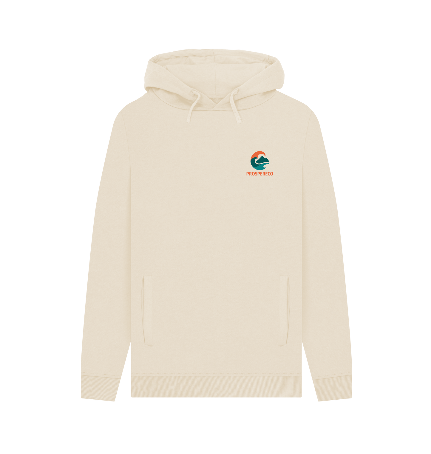 Oat Printed Hoody Front