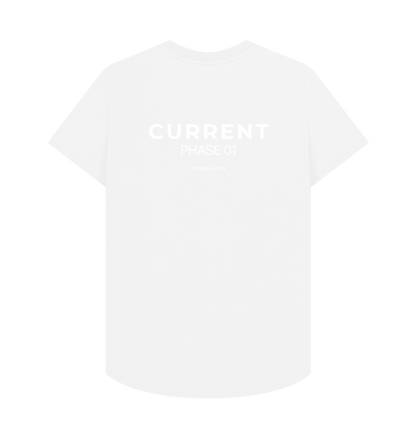 White Printed T-shirt Back