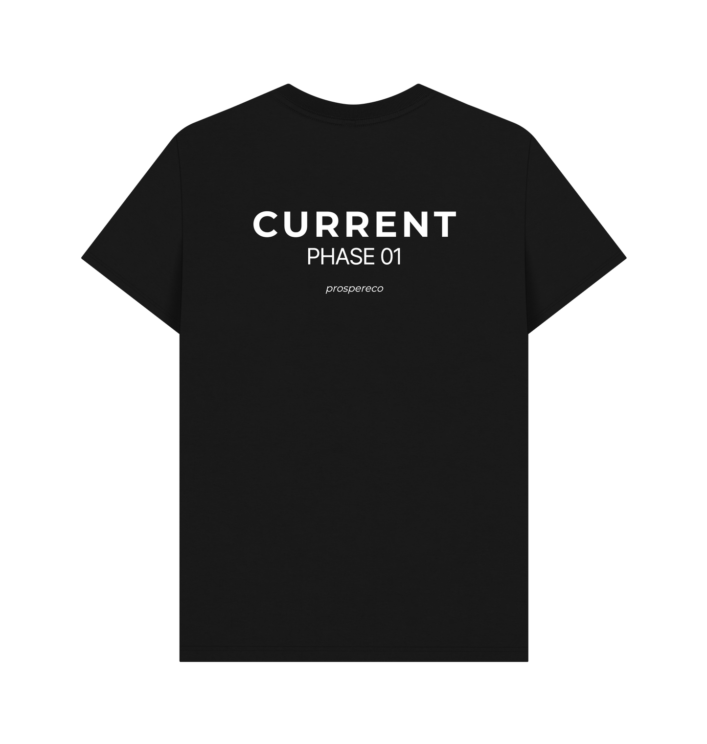 Black Printed T-shirt Back