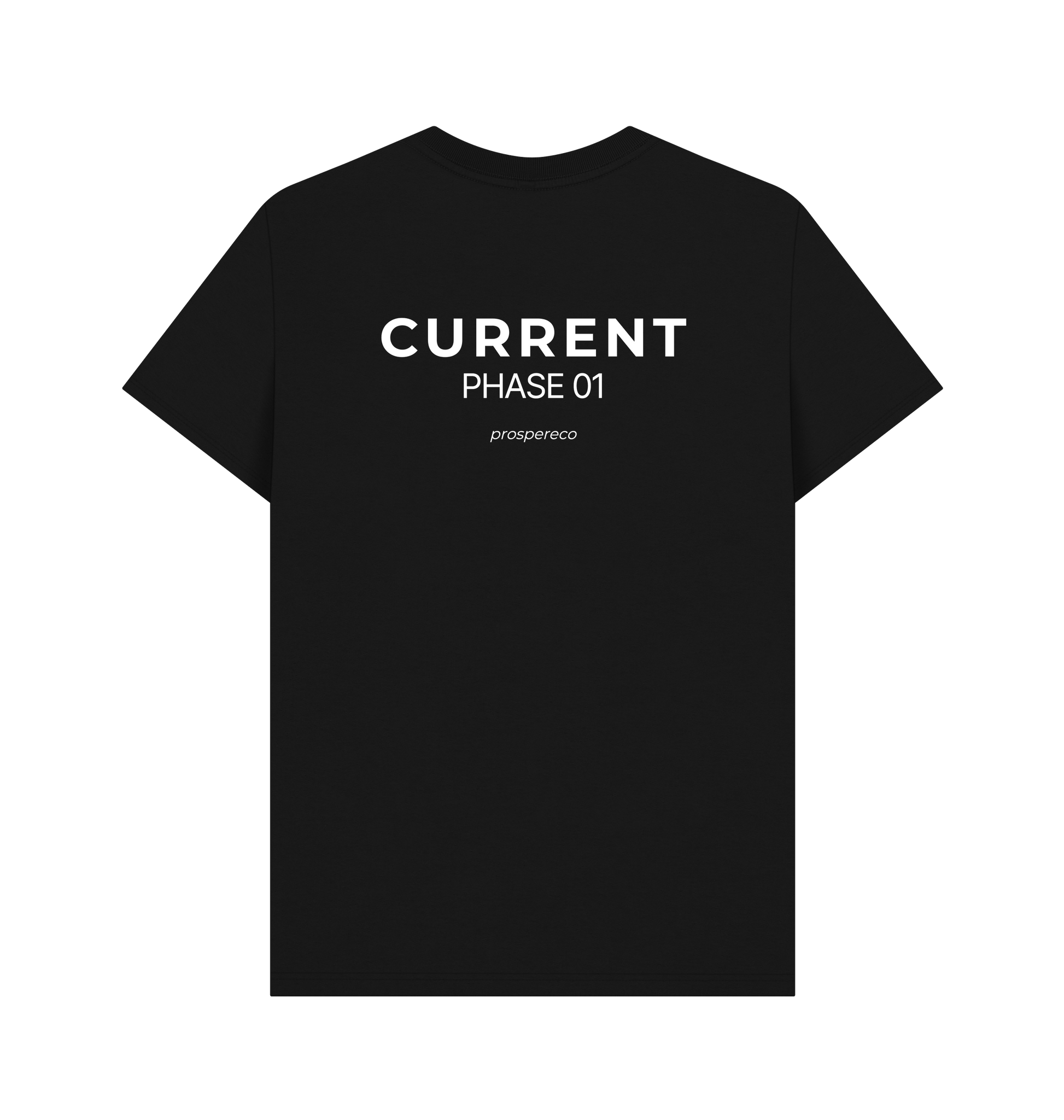 Black Printed T-shirt Back