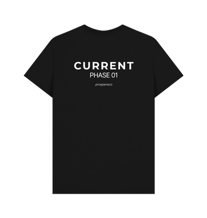 Black Printed T-shirt Back